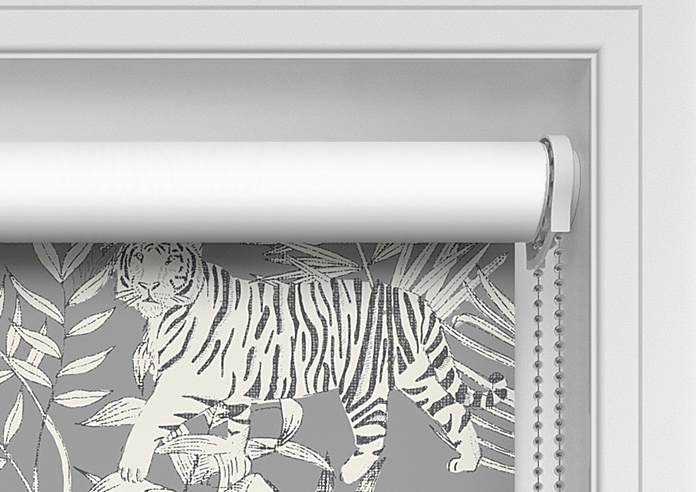 Tropical Wildcats, Temple Grey - Twist&Fit Roller Blind - Image 11